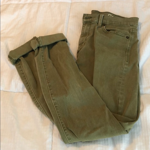 Olive Green Gap 1969 Pants - Picture 1 of 5
